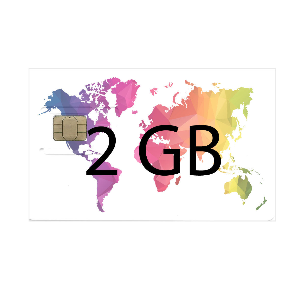 COSTA RICA - Tarjeta SIM Física con 2 GB de Datos