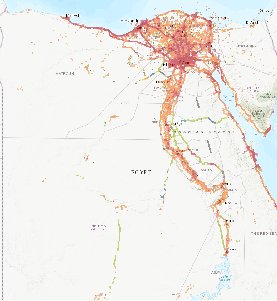 ÉGYPTE - Carte SIM physique avec 1 Go de données