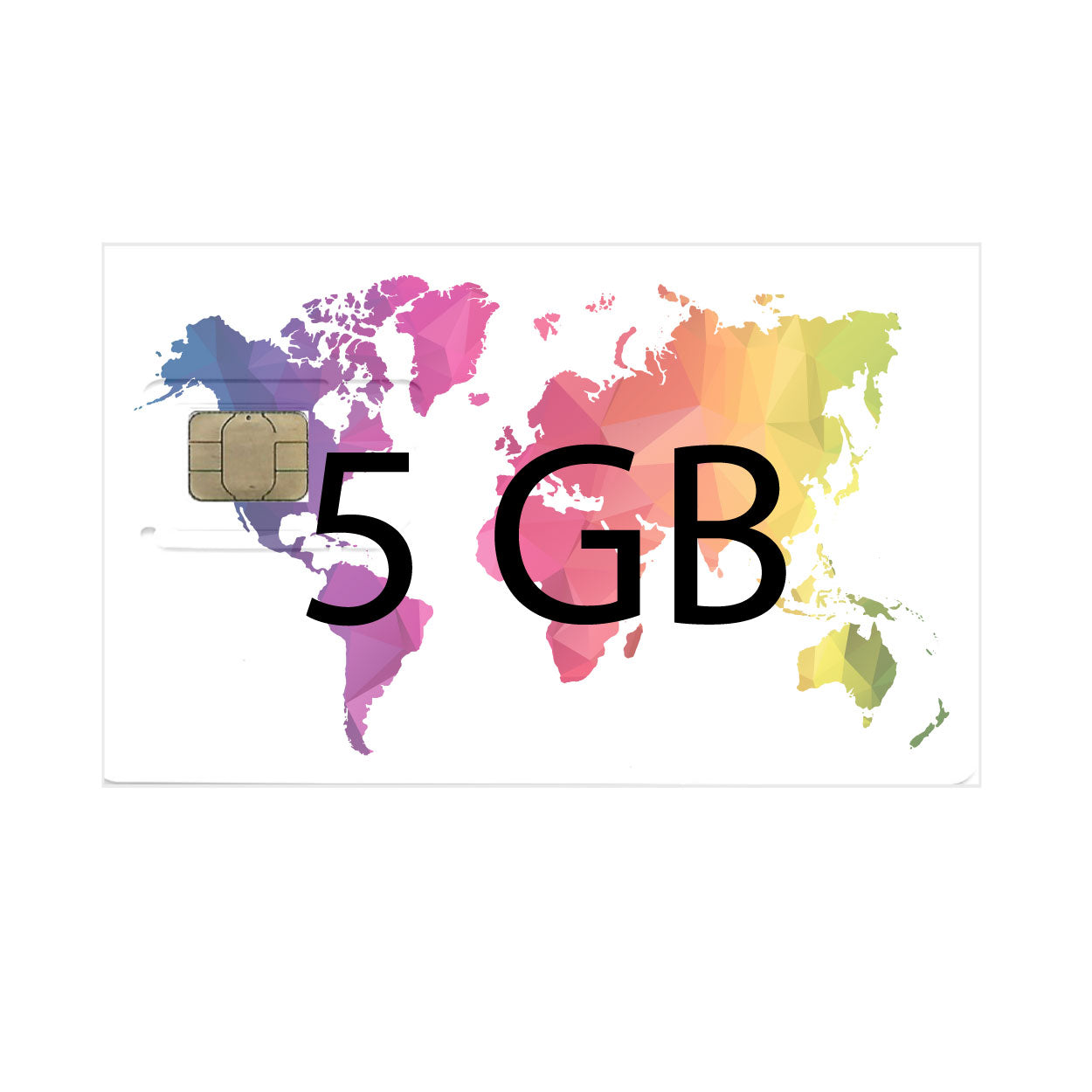 ÉTATS-UNIS - Carte SIM physique avec 5 Go de données 