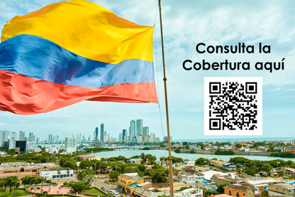 SIM Física Local COLÔMBIA - 25 GB / Chamadas / SMS x 30 dias
