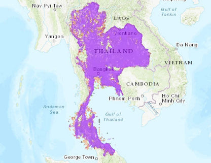 THAÏLANDE - Carte SIM physique avec 1 Go de données 